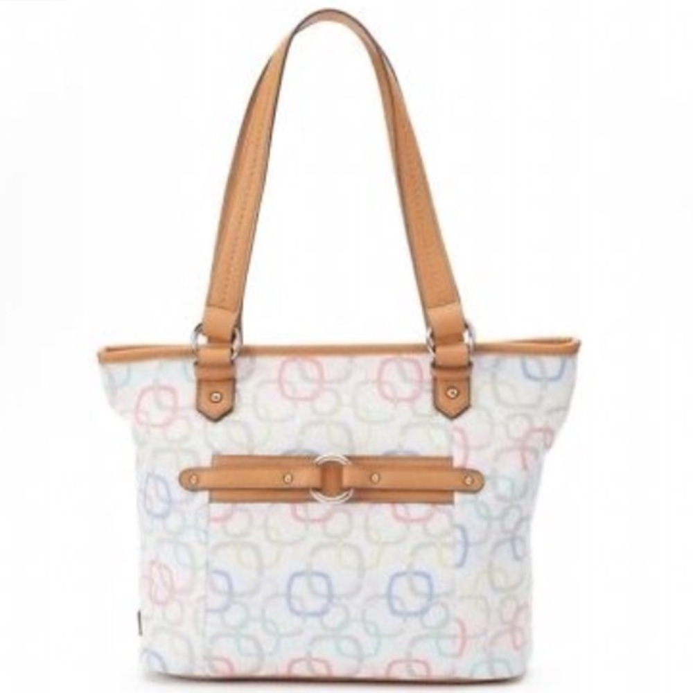 Rosetti Jacquard Belt Tote Bag Confetti Multicolor